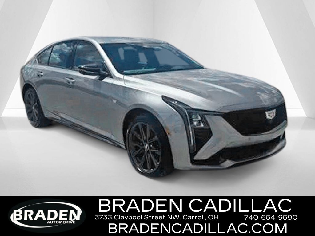Argent Silver Metallic 2026 Cadillac CT5 Sedan All-Wheel Drive Automatic