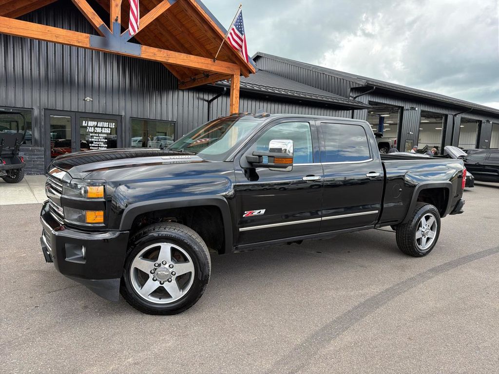 Black 2016 Chevrolet Silverado 2500HD Pickup Truck Four-Wheel Drive 6-Speed Automatic