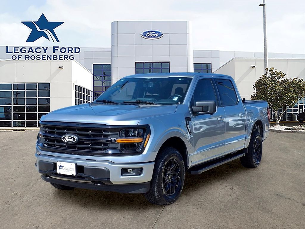 Iconic Silver Metallic 2025 Ford F-150 Pickup Truck Four-Wheel Drive Automatic