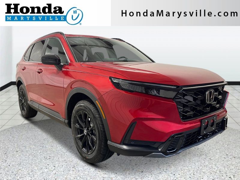 Radiant Red Metallic 2024 Honda CR-V Hybrid Sport-L AWD SUV / Crossover All-Wheel Drive Continuously Variable Transmission
