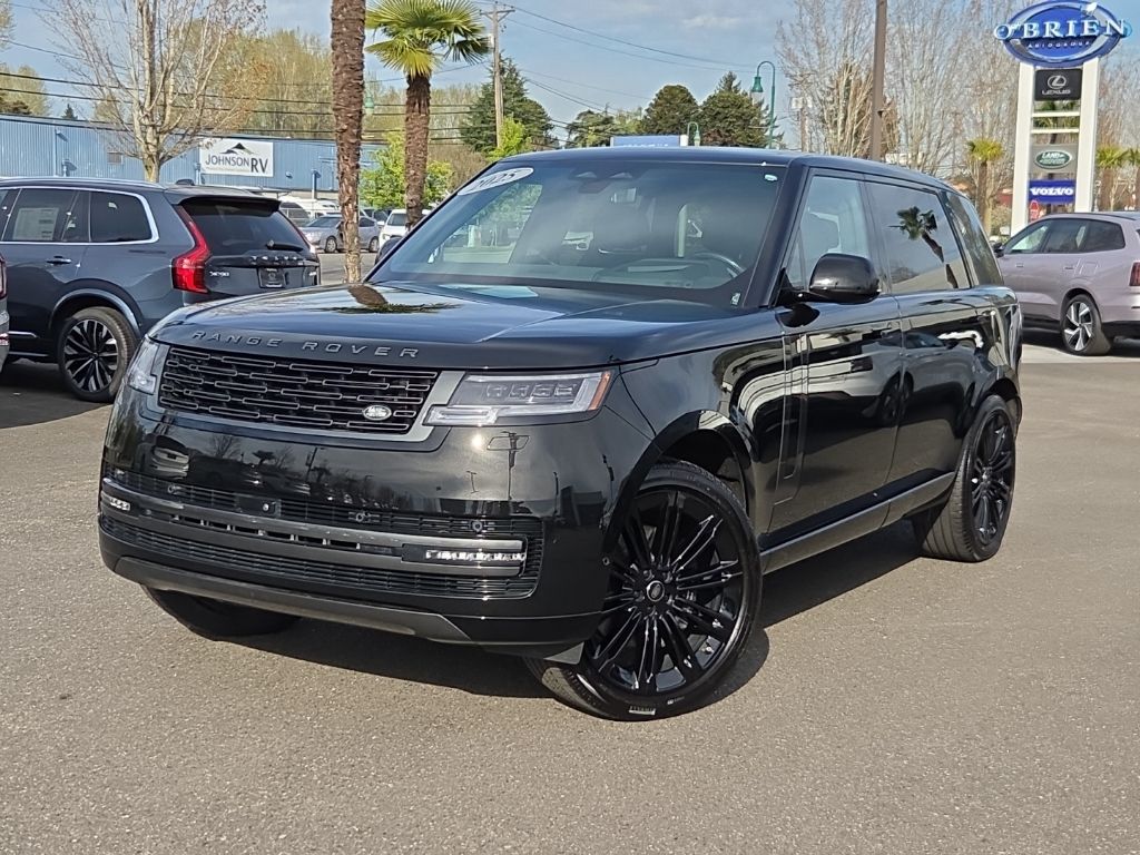 Santorini Black Metallic 2025 Land Rover Range Rover P400 SE LWB AWD SUV / Crossover All-Wheel Drive 8-Speed Automatic