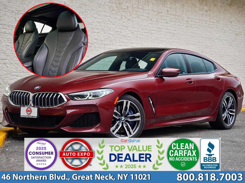 Red Metallic 2022 BMW 8 Series 840i xDrive Gran Coupe AWD Coupe All-Wheel Drive 8-Speed Automatic