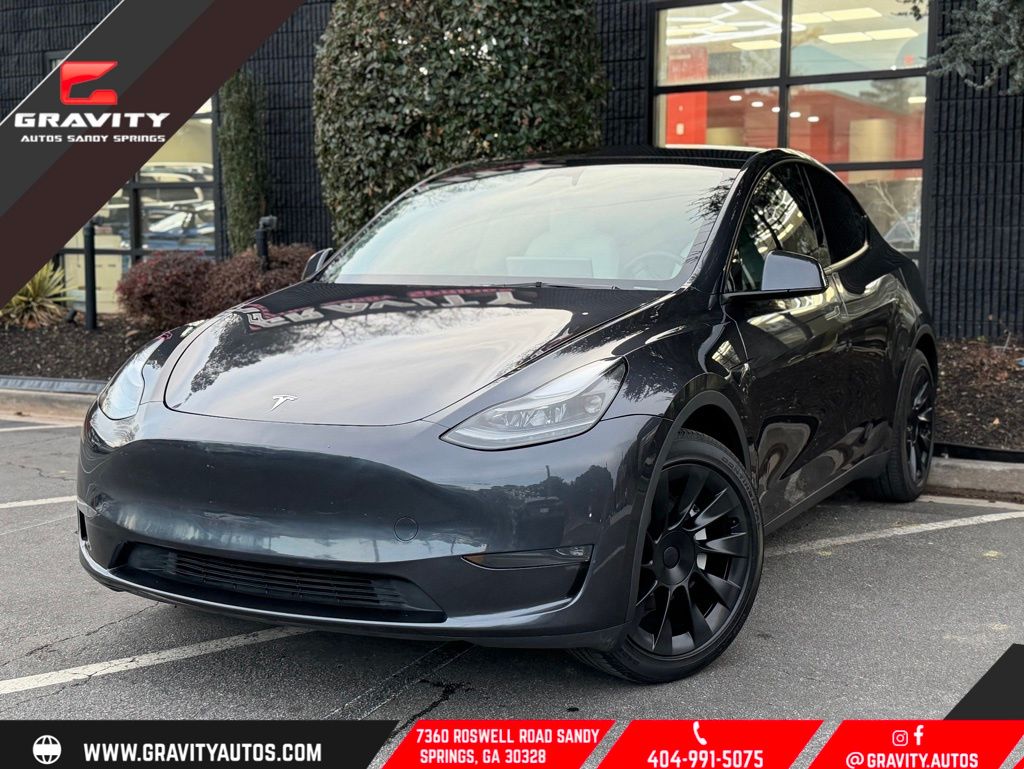 Blue 2024 Tesla Model Y Long Range AWD SUV / Crossover All-Wheel Drive 1-Speed Automatic