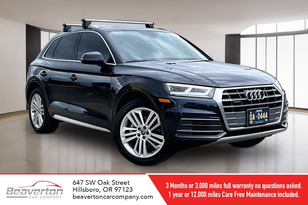 Moonlight Blue 2018 Audi Q5 SUV / Crossover All-Wheel Drive 7-Speed Automatic