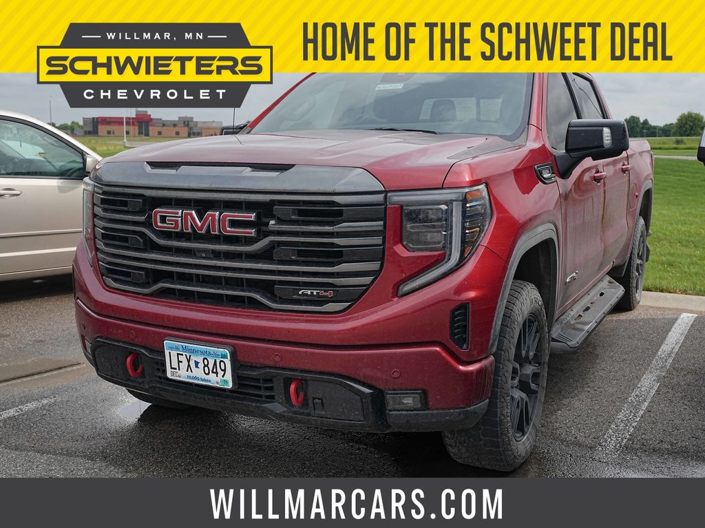 Volcanic Red Tintcoat 2023 GMC Sierra 1500 Pickup Truck Four-Wheel Drive Automatic