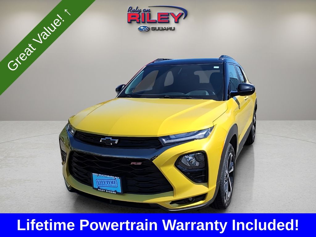 Nitro Yellow Metallic 2023 Chevrolet Trailblazer RS AWD SUV / Crossover Four-Wheel Drive 9-Speed Automatic