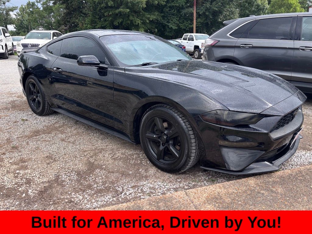 Shadow Black 2018 Ford Mustang Coupe Rear-Wheel Drive Automatic