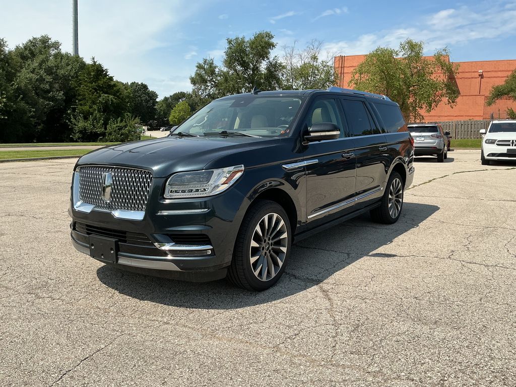 Blue 2021 Lincoln Navigator SUV / Crossover Four-Wheel Drive Automatic