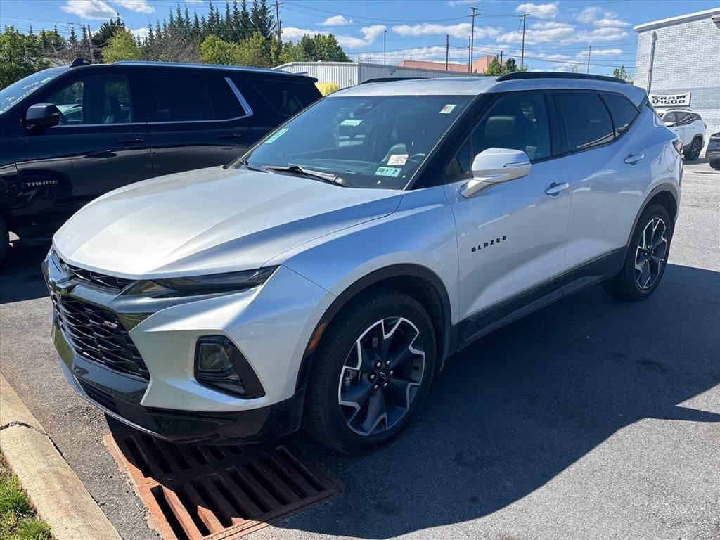 Silver Ice Metallic 2021 Chevrolet Blazer RS AWD SUV / Crossover All-Wheel Drive 9-Speed Automatic
