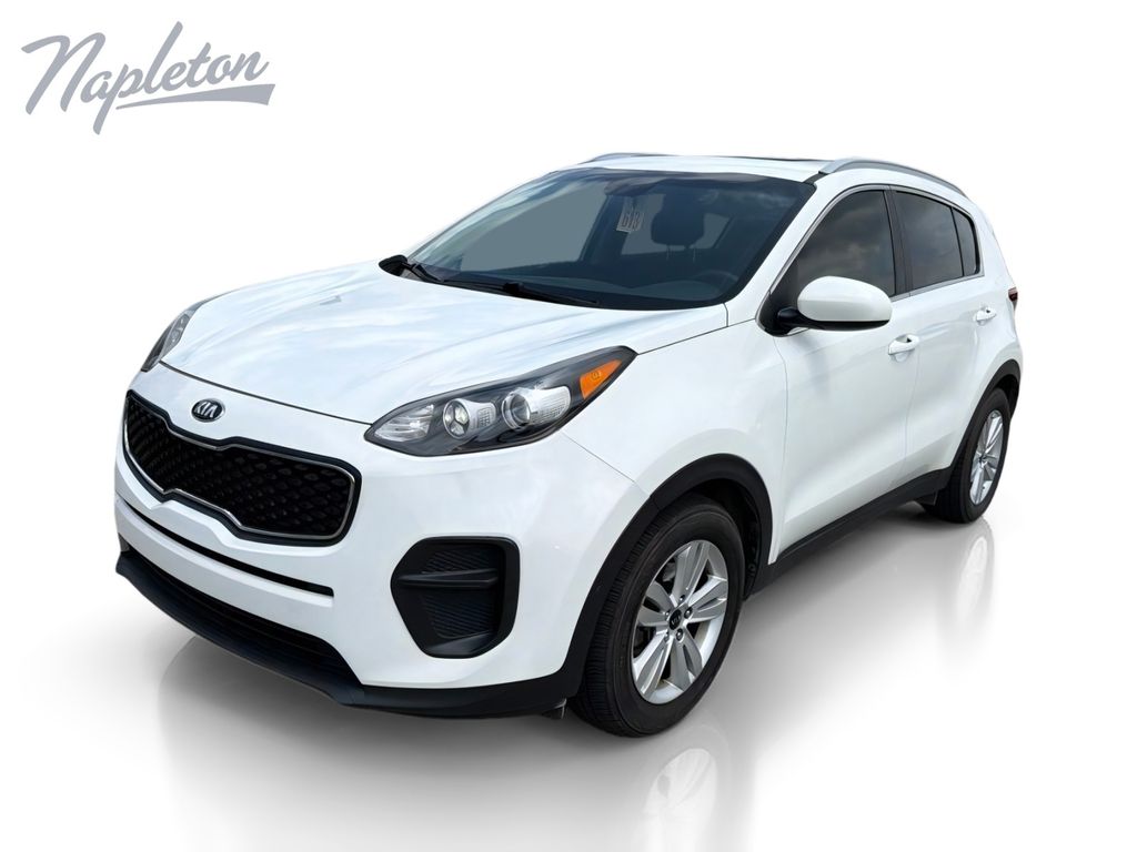 Clear White 2017 Kia Sportage SUV / Crossover Front-Wheel Drive 6-Speed Automatic