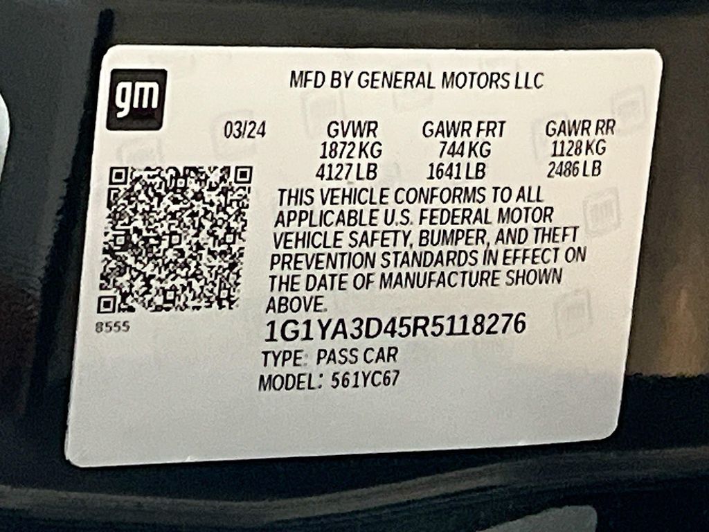 2024 Chevrolet Corvette Stingray Black at Bayway Cadillac of The Woodlands