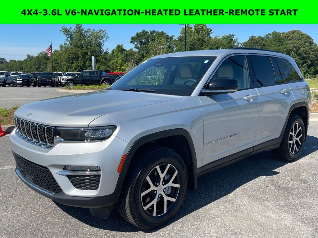 Silver Zynith 2024 Jeep Grand Cherokee Limited 4WD SUV / Crossover Four-Wheel Drive 8-Speed Automatic