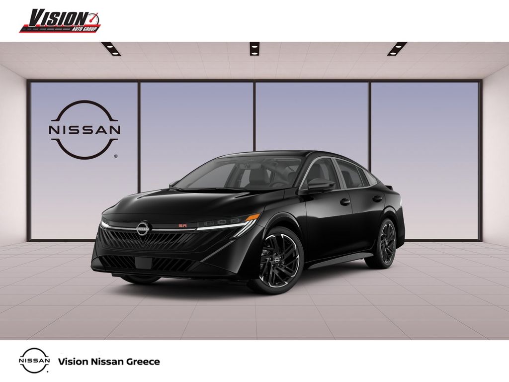 Super Black 2026 Nissan Sentra Sedan Front-Wheel Drive Continuously Variable Transmission