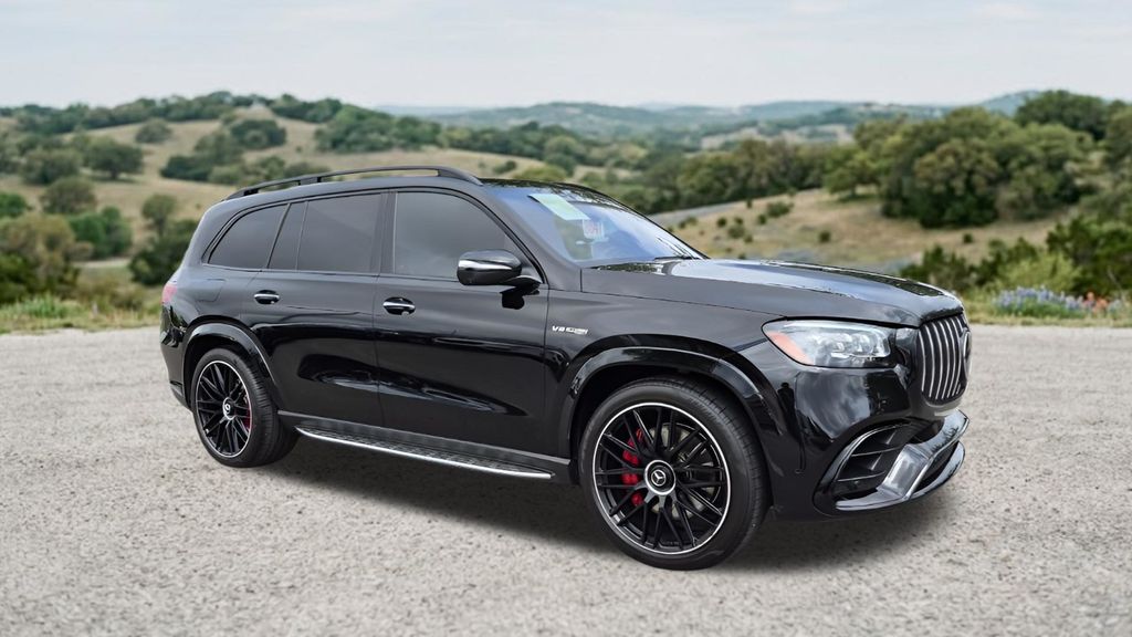 Black 2024 Mercedes-Benz GLS AMG GLS 63 4MATIC SUV / Crossover All-Wheel Drive 9-Speed Automatic