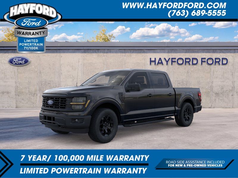 Agate Black Metallic 2026 Ford F-150 Pickup Truck Four-Wheel Drive Automatic