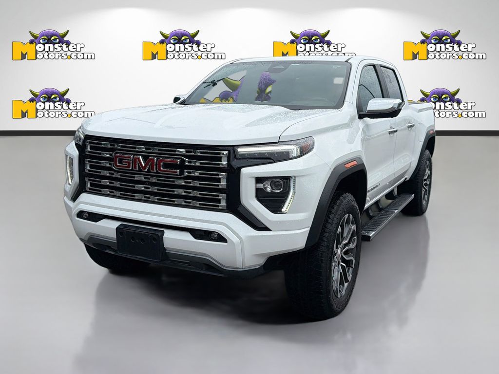 Summit White 2023 GMC Canyon Pickup Truck Four-Wheel Drive 8-Speed Automatic
