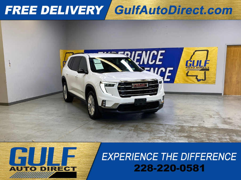 Summit White 2026 GMC Acadia SUV / Crossover Four-Wheel Drive 8-Speed Automatic