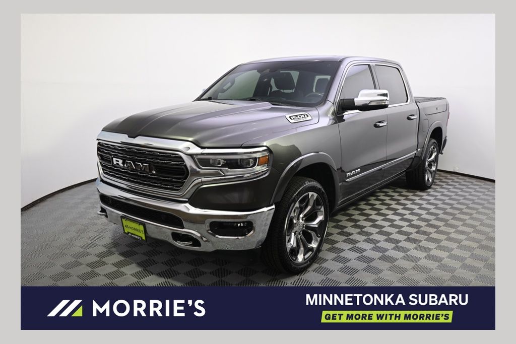 Crystal Metallic 2019 RAM 1500 Pickup Truck Four-Wheel Drive 8-Speed Automatic