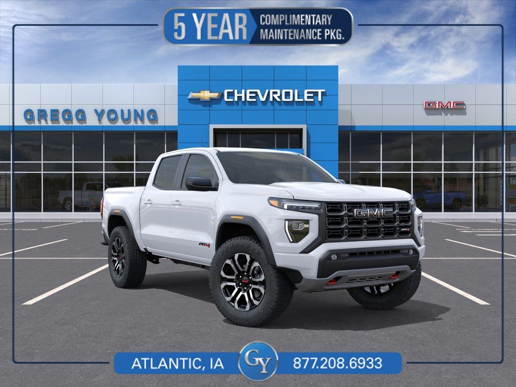 Summit White 2026 GMC Canyon Pickup Truck Four-Wheel Drive 8-Speed Automatic