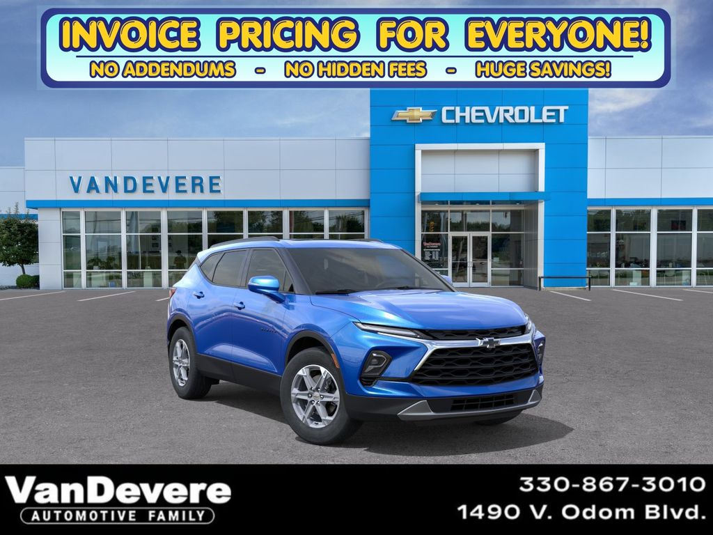 Riptide Blue Metallic 2026 Chevrolet Blazer SUV / Crossover 9-Speed Automatic Overdrive