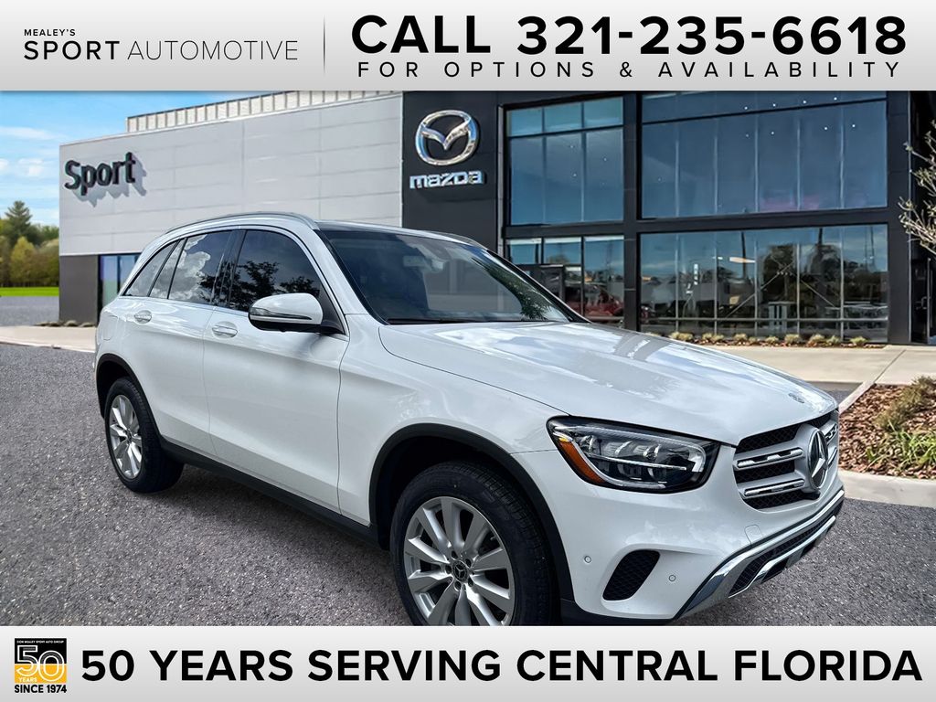 Polar White 2020 Mercedes-Benz GLC SUV / Crossover Rear-Wheel Drive 9-Speed Automatic