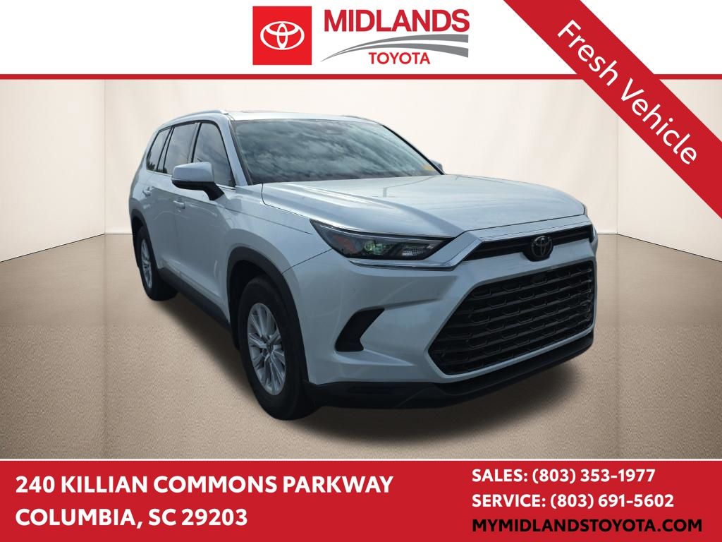 White (Wind Chill Pearl) 2024 Toyota Grand Highlander Hybrid XLE FWD SUV / Crossover Front-Wheel Drive Continuously Variable Transmission