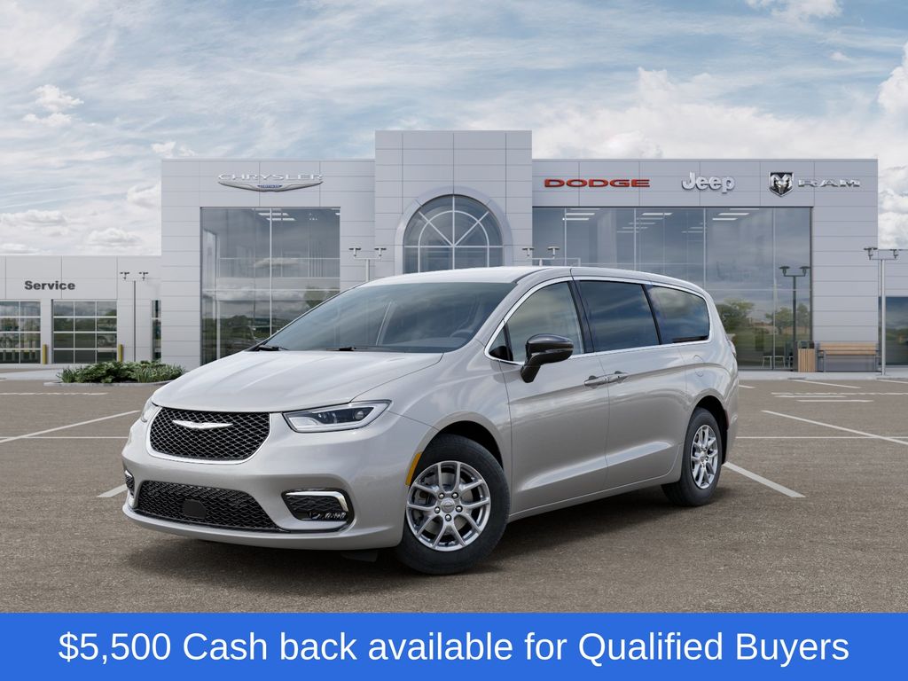 Silver Mist Clearcoat 2026 Chrysler Pacifica Minivan Front-Wheel Drive 9-Speed Automatic