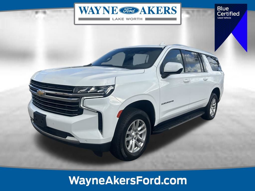 Summit White 2023 Chevrolet Suburban LT 4WD SUV / Crossover Four-Wheel Drive