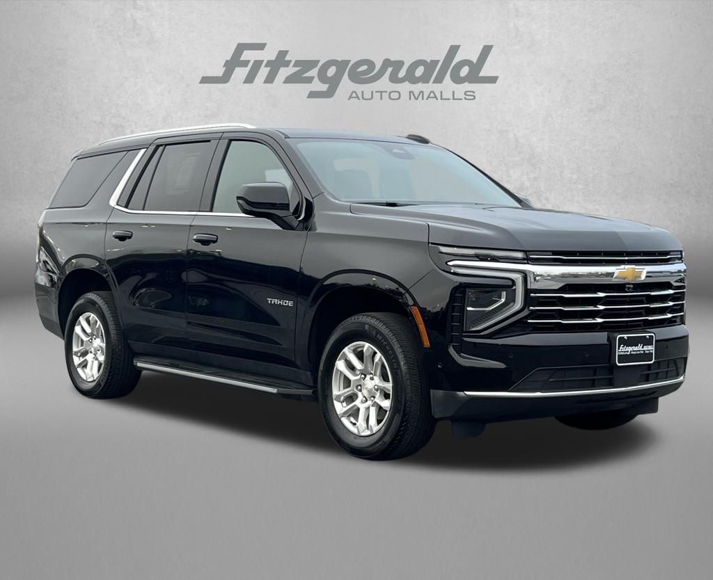 Black 2025 Chevrolet Tahoe LT 4WD SUV / Crossover Four-Wheel Drive