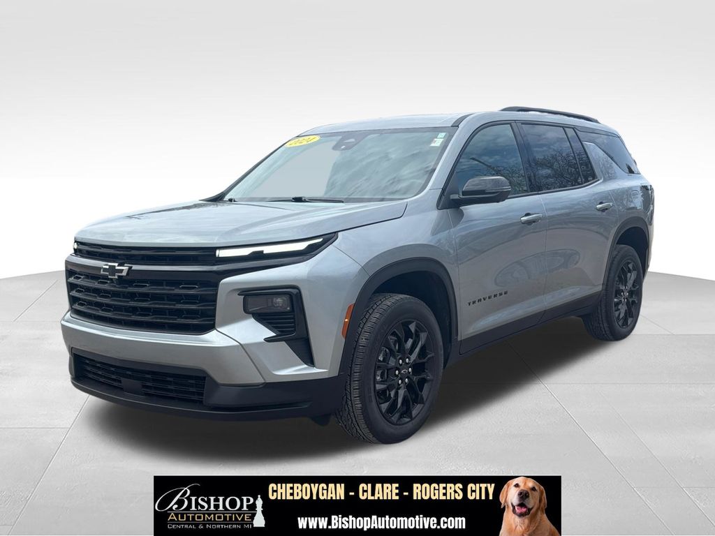 Sterling Gray Metallic 2024 Chevrolet Traverse LT FWD SUV / Crossover Front-Wheel Drive 8-Speed Automatic