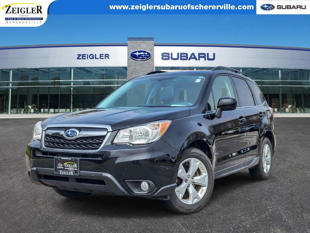 Crystal Black Silica 2015 Subaru Forester 2.5i Limited SUV / Crossover All-Wheel Drive Continuously Variable Transmission