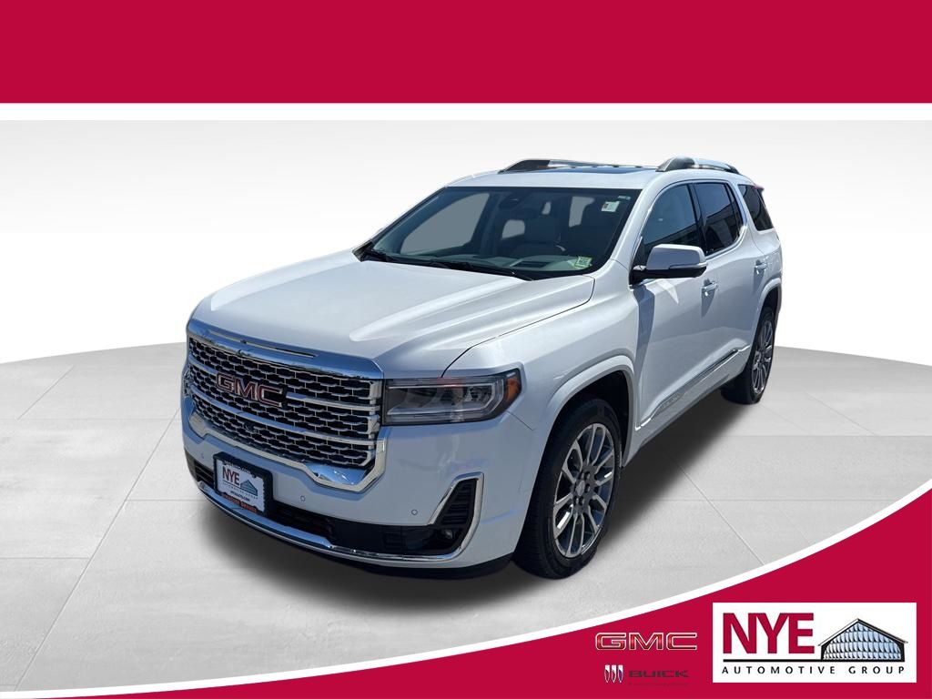 White Frost 2020 GMC Acadia Denali AWD SUV / Crossover Four-Wheel Drive 9-Speed Automatic