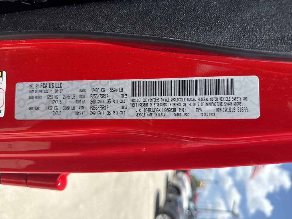 2018 Jeep Wrangler JK Unlimited Sport Red at North Houston Mitsubishi