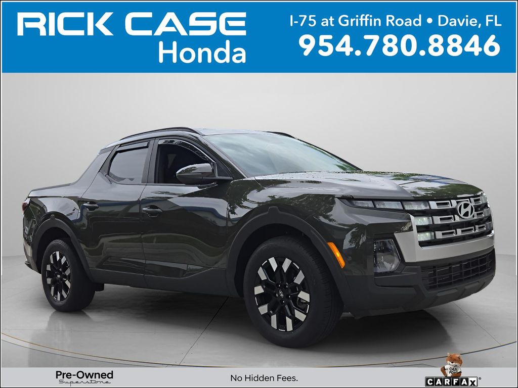 Rockwood Green 2025 Hyundai Santa Cruz SEL Activity FWD Pickup Truck Front-Wheel Drive 8-Speed Automatic