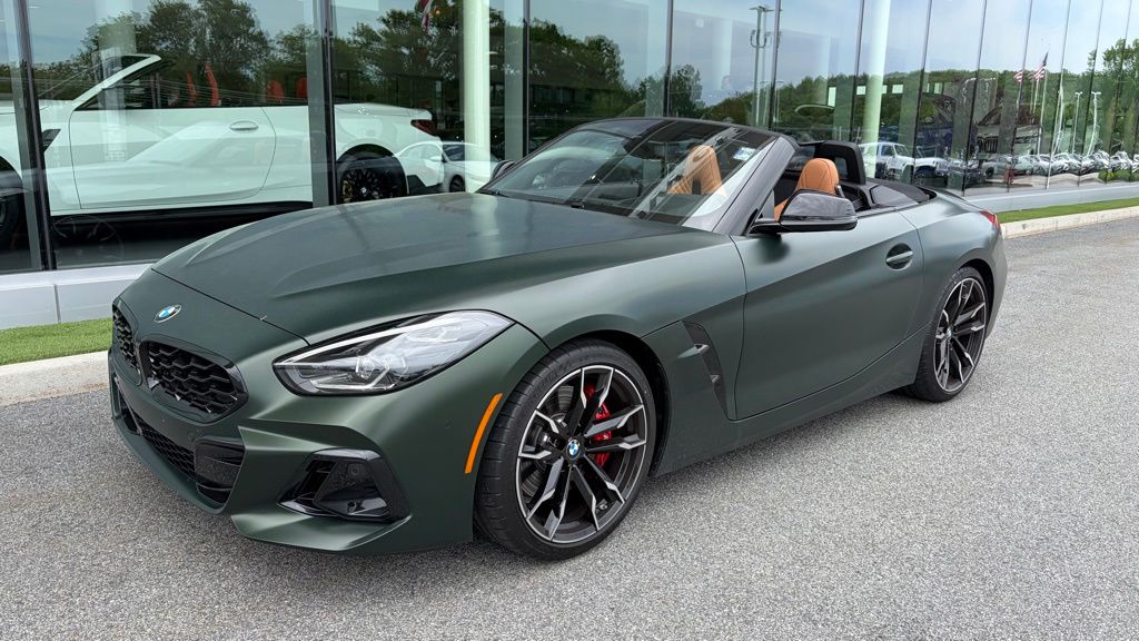 Frozen Deep Green Metallic 2026 BMW Z4 M40i RWD Convertible Rear-Wheel Drive Manual