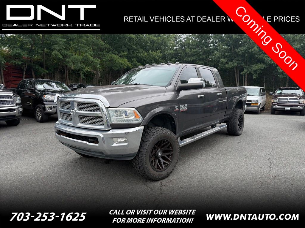 Gray (Granite Crystal Metallic Clearcoat) 2014 RAM 3500 Pickup Truck Four-Wheel Drive 6-Speed Automatic