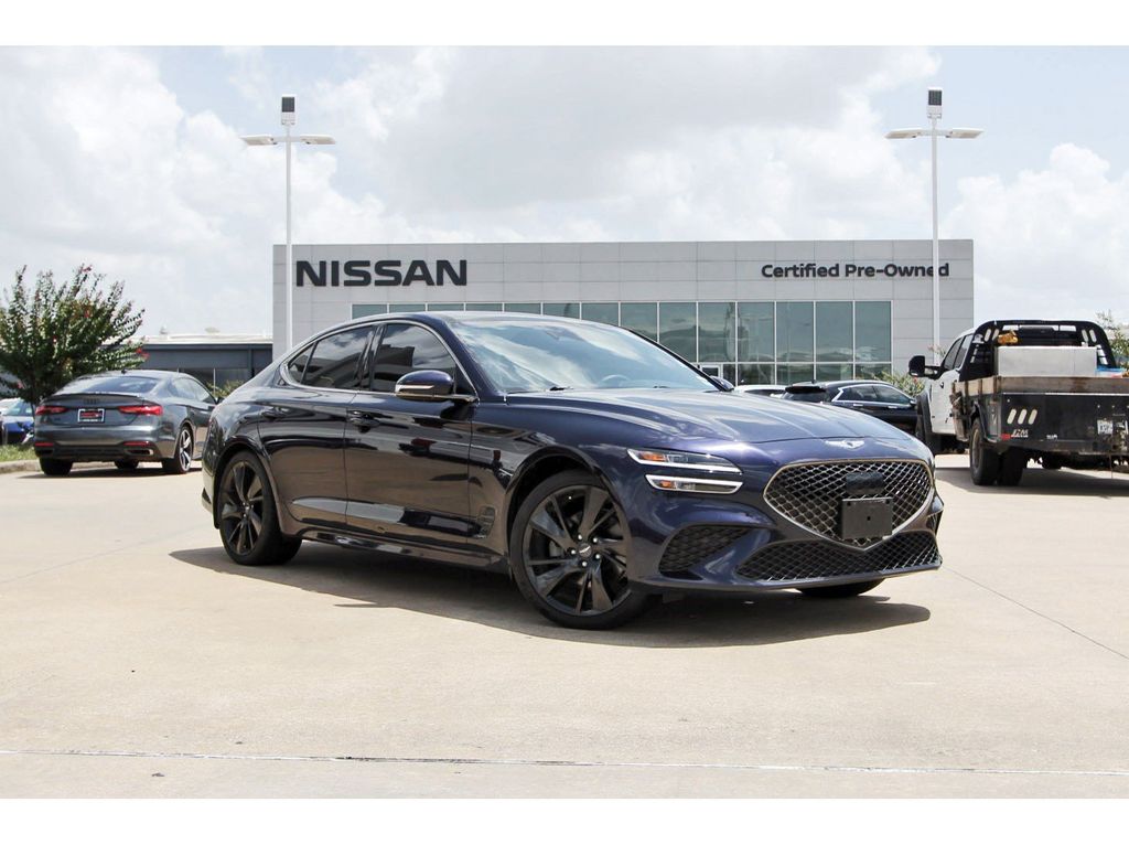 2023 Genesis G70 2.0T Blue at Don McGill Toyota
