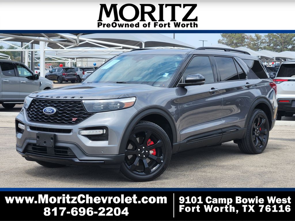 Gray Metallic 2023 Ford Explorer SUV / Crossover All-Wheel Drive Automatic