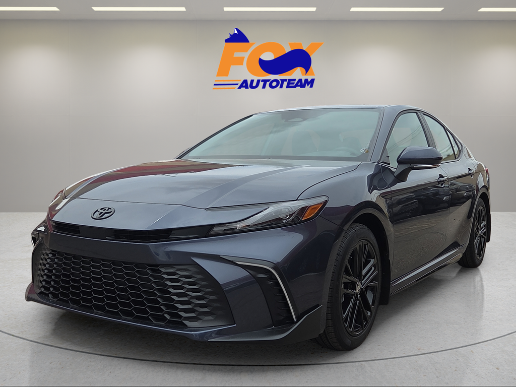 Blue 2026 Toyota Camry SE FWD Sedan Front-Wheel Drive Continuously Variable Transmission