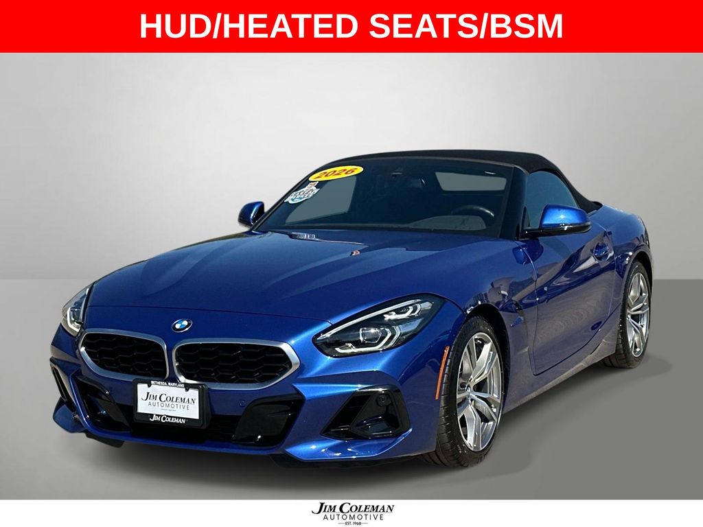 Blue Metallic 2026 BMW Z4 sDrive30i RWD Convertible Rear-Wheel Drive 8-Speed Automatic