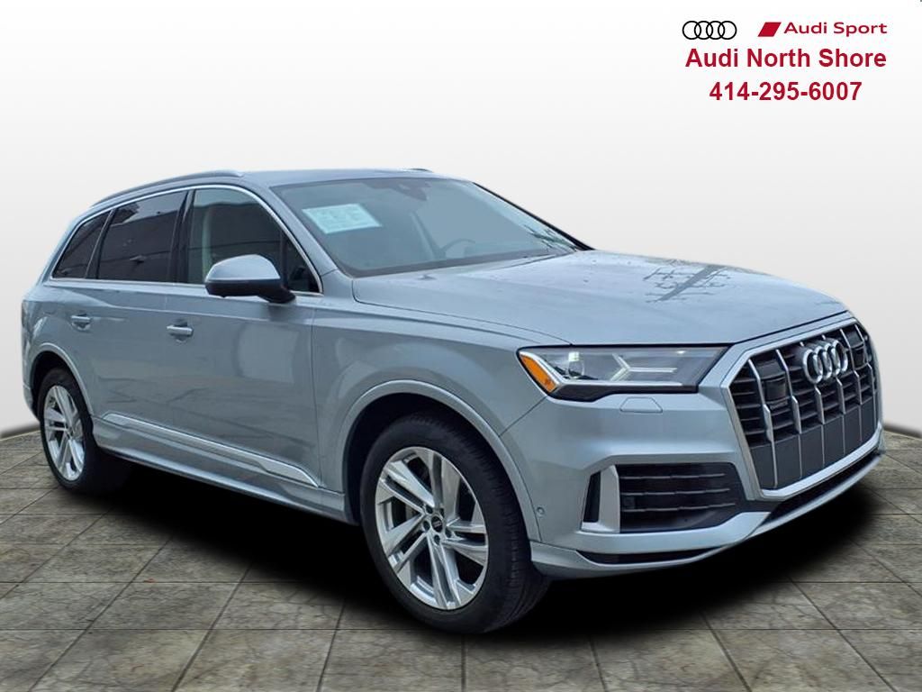 Satellite Silver Metallic 2023 Audi Q7 quattro Premium Plus 55 TFSI SUV / Crossover All-Wheel Drive 8-Speed Automatic
