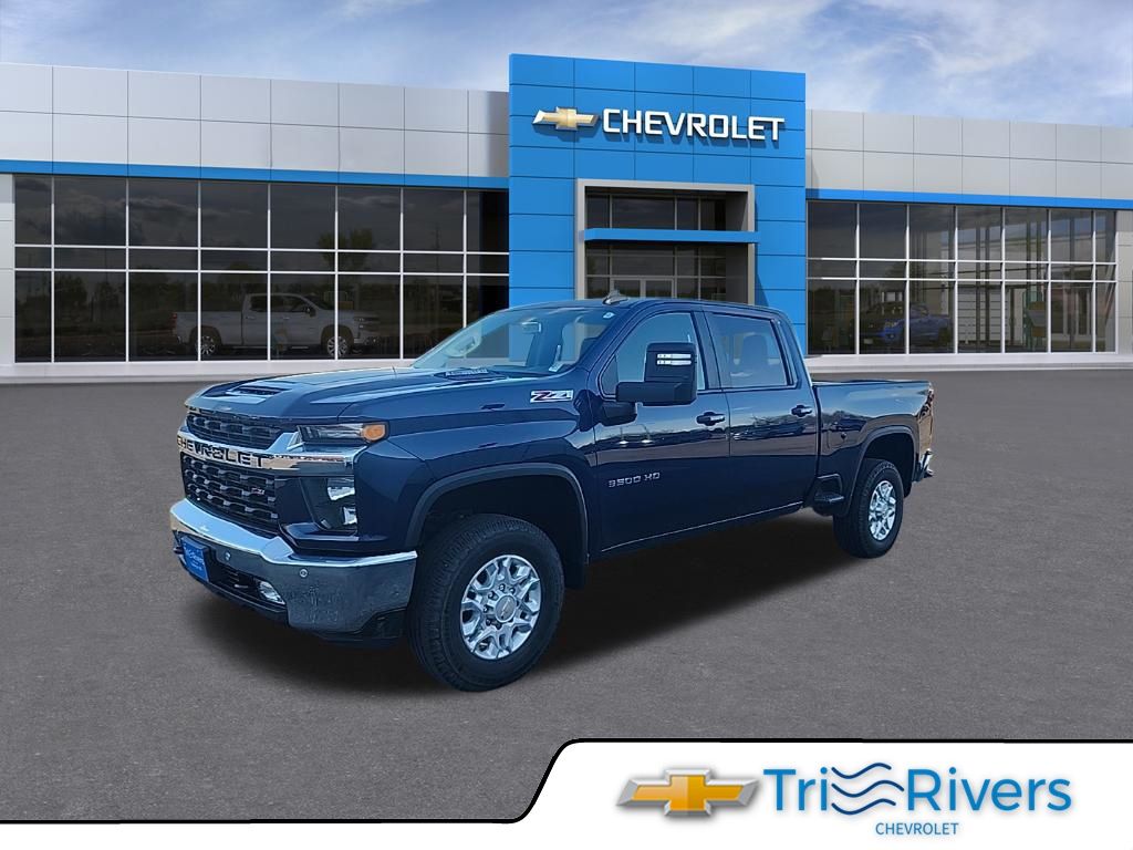 Northsky Blue Metallic 2021 Chevrolet Silverado 3500HD LT Crew Cab 4WD Pickup Truck Four-Wheel Drive Automatic