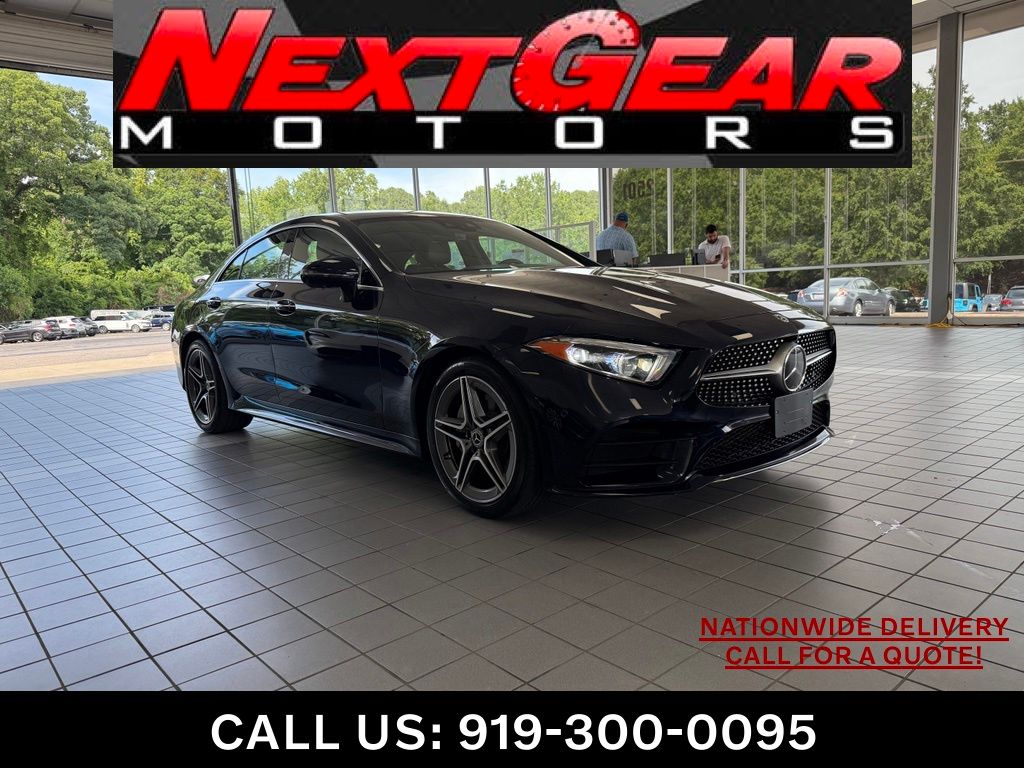 Blue 2020 Mercedes-Benz CLS Coupe All-Wheel Drive 9-Speed Automatic