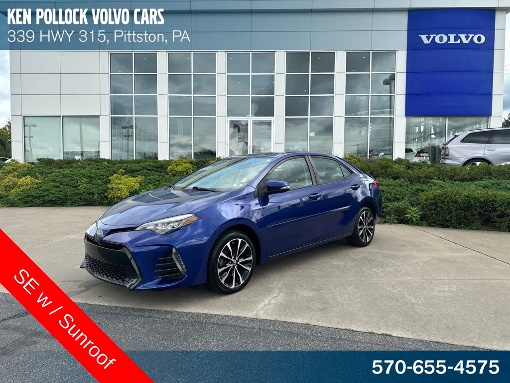 Blue Crush Metallic 2019 Toyota Corolla Sedan Front-Wheel Drive Continuously Variable Transmission
