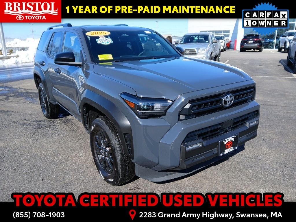 Gray 2025 Toyota 4Runner SR5 4WD SUV / Crossover Four-Wheel Drive 8-Speed Automatic
