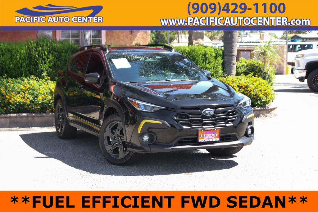 Crystal Black Silica 2024 Subaru Crosstrek Sport AWD SUV / Crossover All-Wheel Drive Continuously Variable Transmission