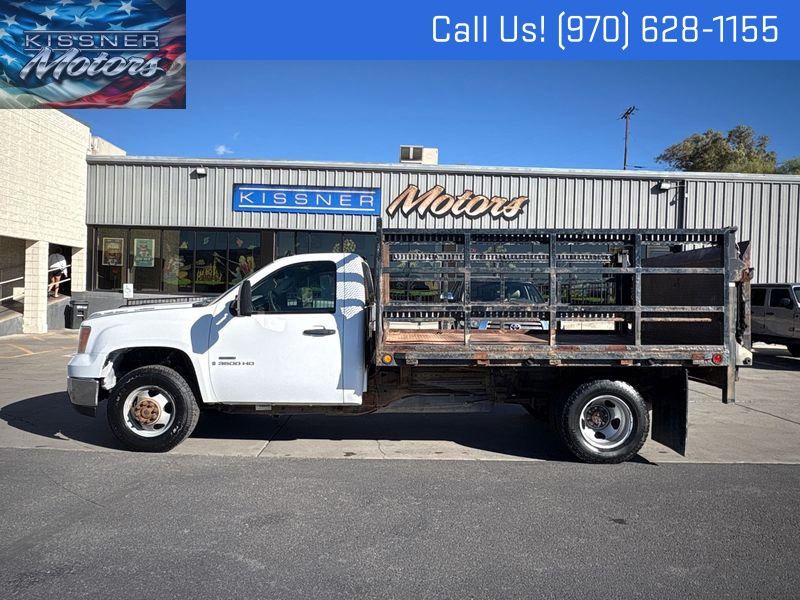 Summit White 2009 GMC Sierra 3500HD Chassis Work Truck 4WD Pickup Truck Four-Wheel Drive 6-Speed Automatic
