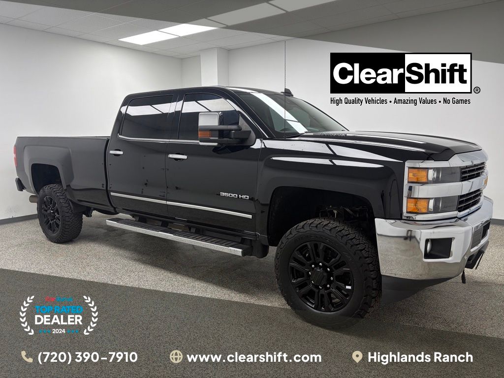 Black 2016 Chevrolet Silverado 3500HD Pickup Truck Four-Wheel Drive 6-Speed Automatic