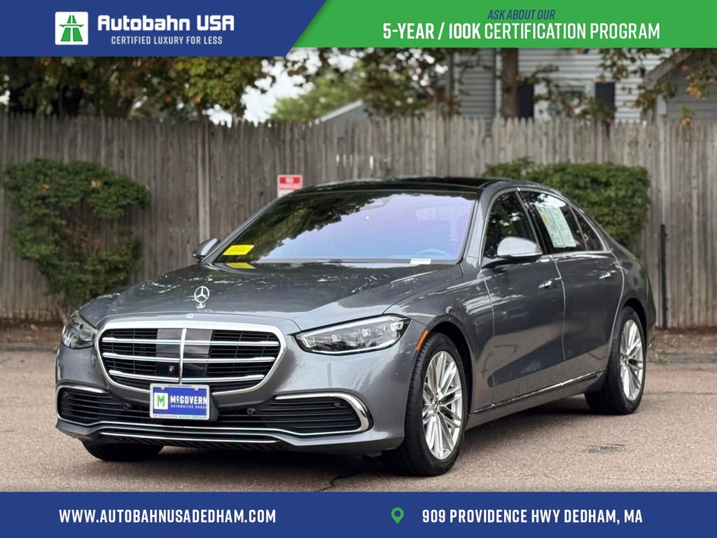 Gray 2022 Mercedes-Benz S-Class Sedan All-Wheel Drive 9-Speed Automatic