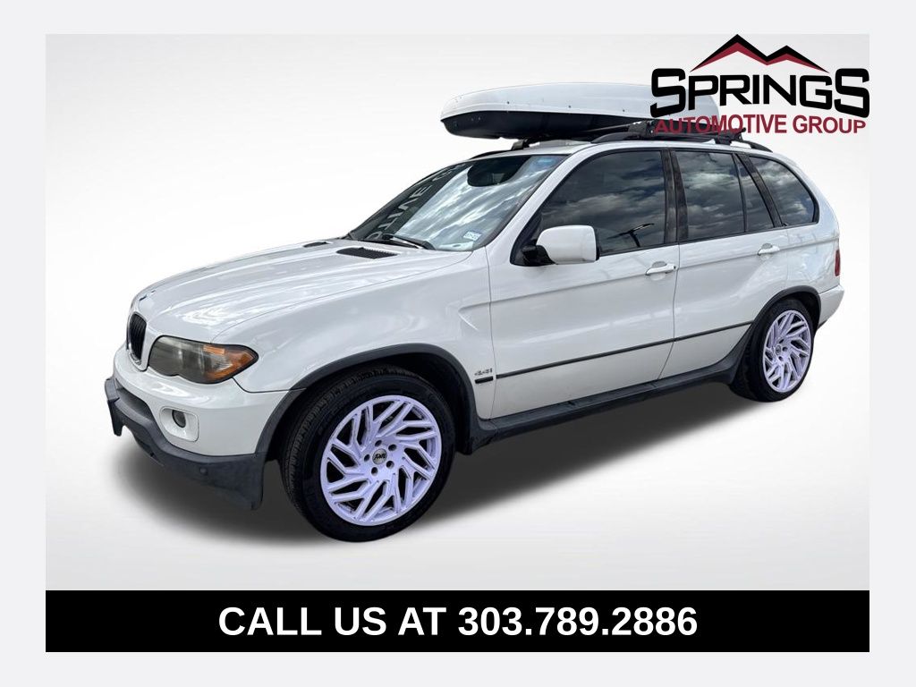 White 2005 BMW X5 4.4i AWD SUV / Crossover All-Wheel Drive 6-Speed Automatic
